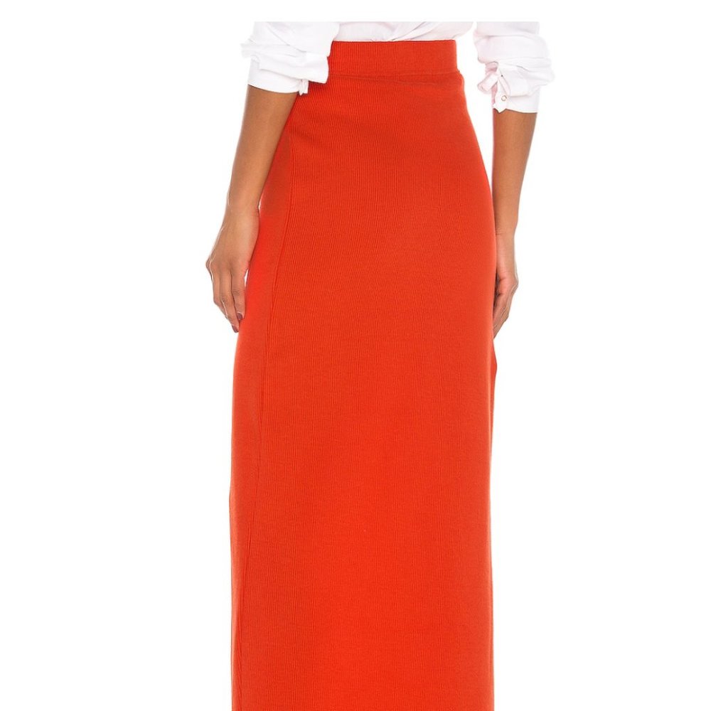 L'Academie - The Lyra Midi Skirt Red